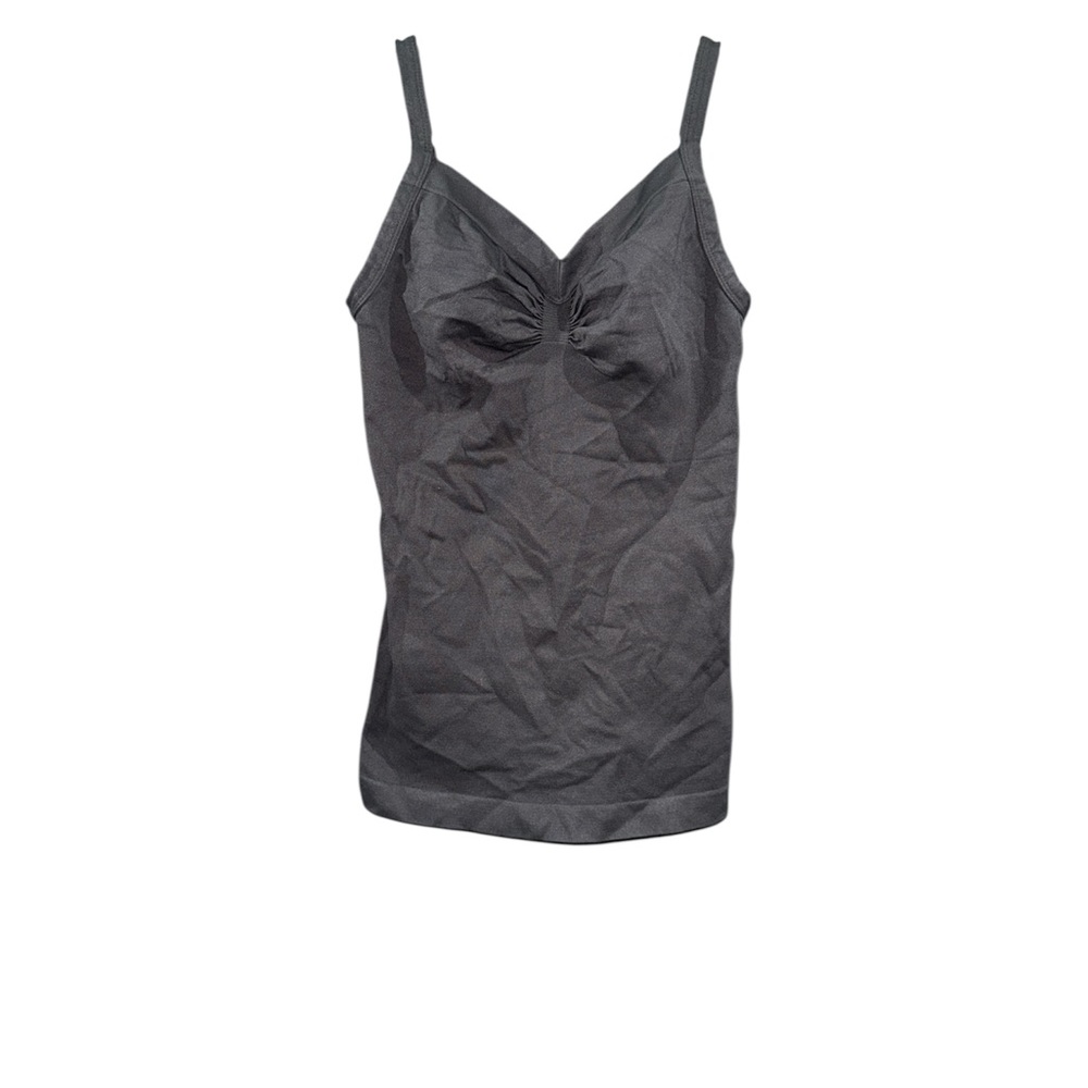 Nikibiki Dark Gray Fitted Tank Top Cinched Detail One Size